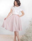 Chiffon Midi Skirt Birdie. Skirt birdie Rose-XL