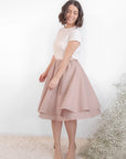 Linen Midi Skirt Birdie. Skirt birdie