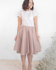 Linen Midi Skirt Birdie. Skirt birdie