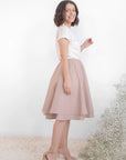Linen Midi Skirt Birdie. Skirt birdie