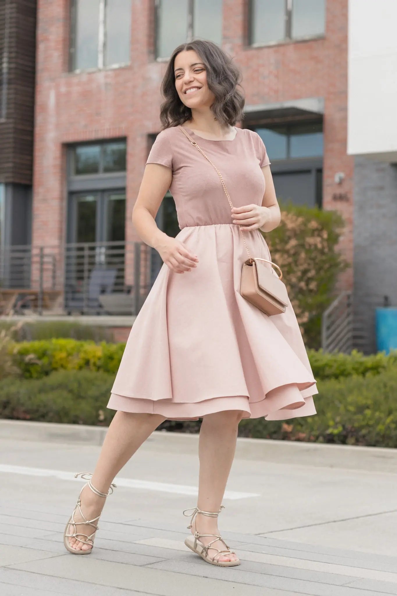 Linen Midi Skirt Birdie. Skirt birdie