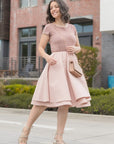 Linen Midi Skirt Birdie. Skirt birdie