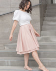 Linen Midi Skirt Birdie. Skirt birdie
